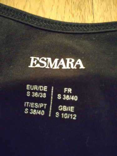 Shirt schwarz esmara - esmara,