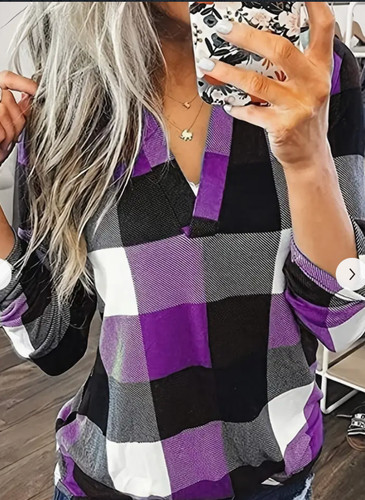 Damen flanellhemd kariert - flanellhemd,