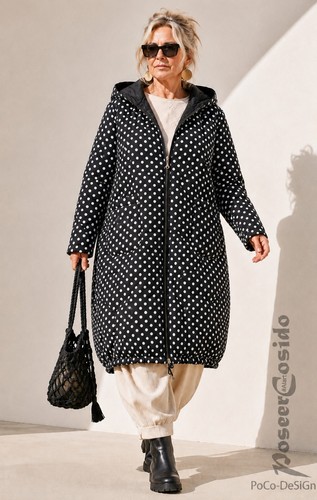 Lagenlook parka stepp - lagenlook,