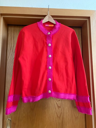 Kurze jacke rot pink - kurze, jacke,