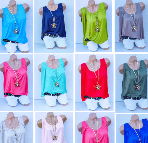 Italy damen top bluse tank - tank,