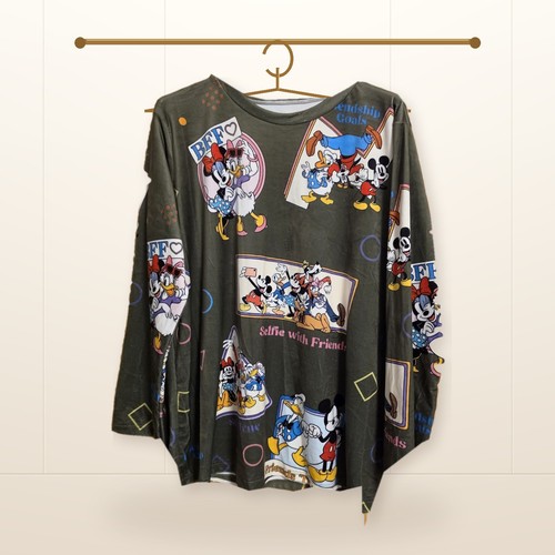 Damen oversize pullover comic - pullover,