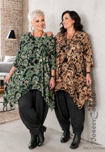 Lagenlook tunika bluse shirt - lagenlook,