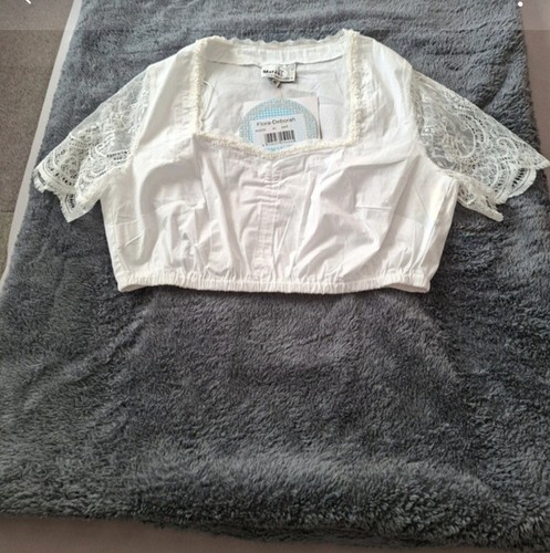 Dirndlbluse marjo weiss spitze - marjo,