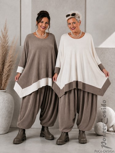 Lagenlook cord tunika shirt - tunika,