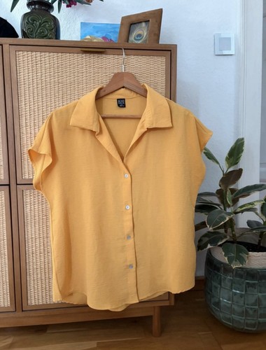 Kurzarm bluse mit kragen - bluse,