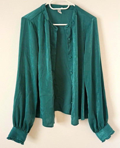 Only damen bluse grün langarm - only,