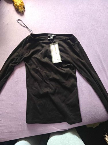 Amisu damen top schwarz - top, xs