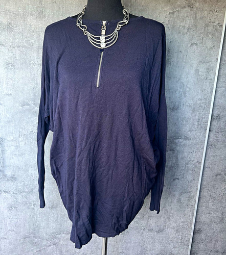 Damen tunika bluse blau - damen,