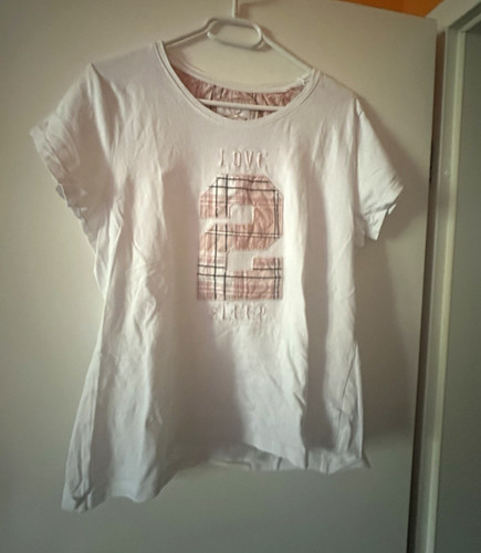 Damen shirt weiß kurzarm - xl,