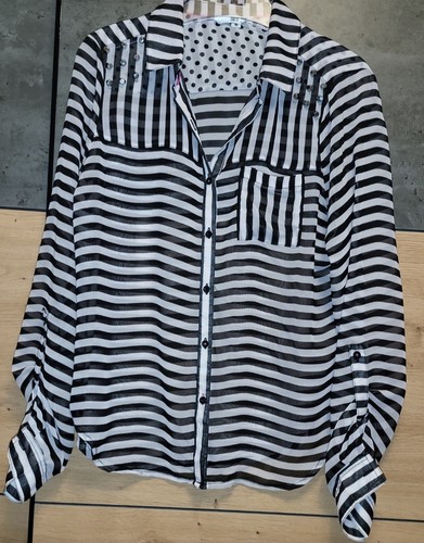 Damenbluse transparent schwarz - damenbluse,