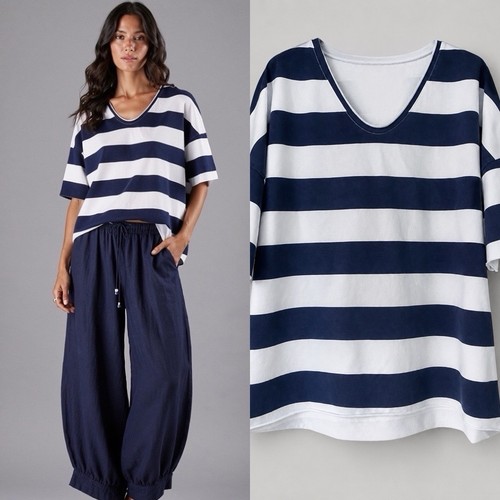 Damen shirt blockstreifen - damen,