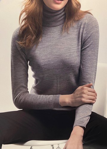 Damen merino wolle - damen, pullover