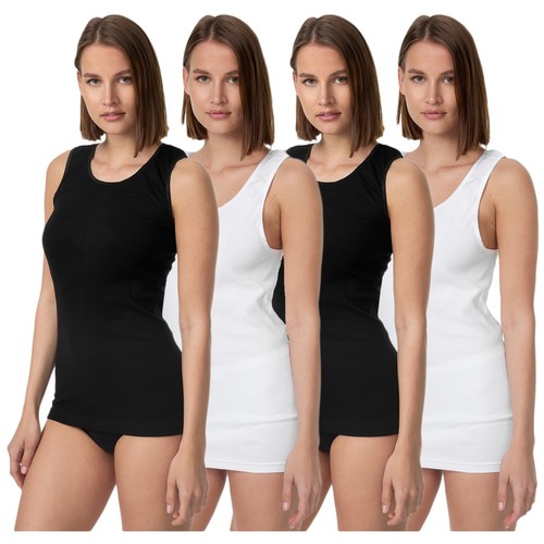 4er pack damen - pack, unterhemd