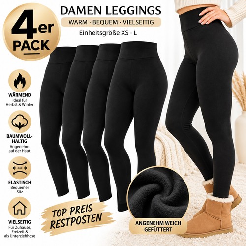4er pack damen thermo - 4er,