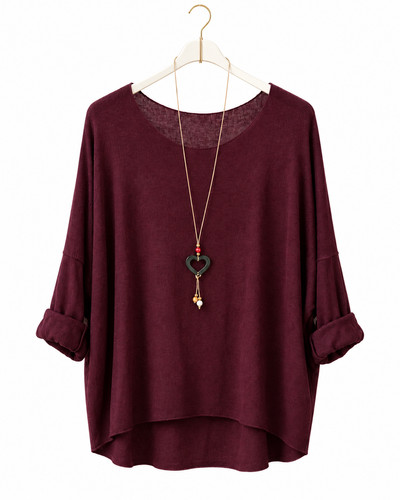 Damen feinstrick pullover mit - damen,