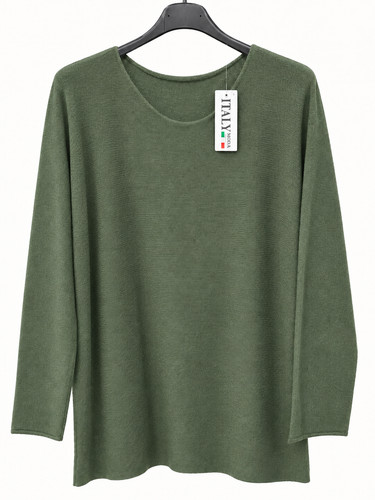 Damen rundhals pullover - rundhals,