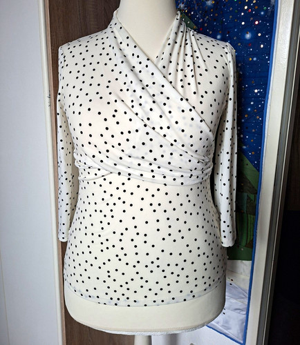 Damen wickelbluse - damen,