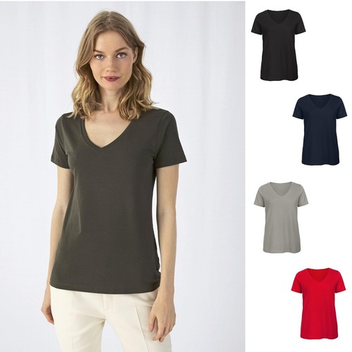 Damen ausschnitt shirt - v-ausschnitt, t-shirt
